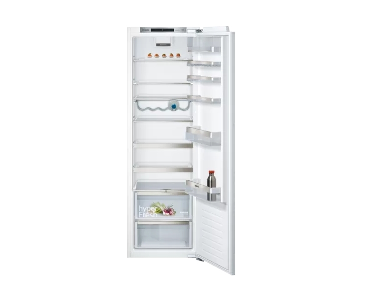 Integrerbart køleskab 177.5 x 56 cm fladhængsel med dæmpet lukning (soft close) - Siemens iQ500 - KI81RADE0